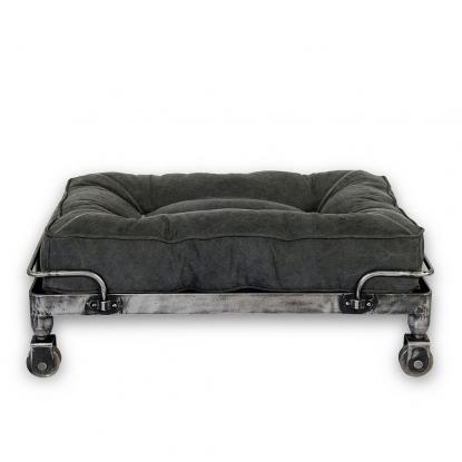 Luxusní postel pro psy Wheely vel S šedá, LORD LOU