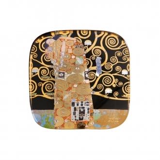Dekorativní talíř Gustav Klimt 11 cm x 11 cm