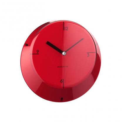 Nástěnné hodiny, červené Glamour 33 cm