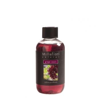 Náplň do difuzéru 250 ml, Grape Cassis Natural Fragrance, Millefiori Milano