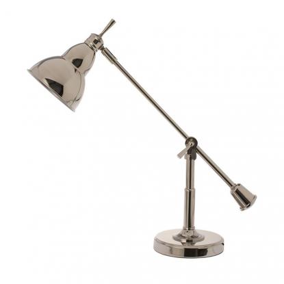 Stolní lampa Milton stříbrná 69 cm