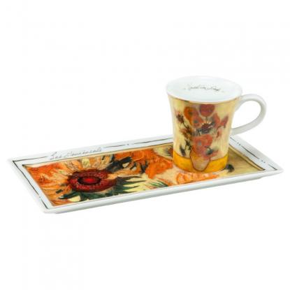 Šálek s podšálkem Sonnenblumen 100 ml