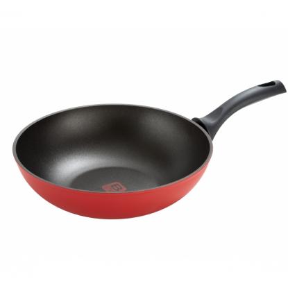 Pánev WOK B-Chef 28 cm červená