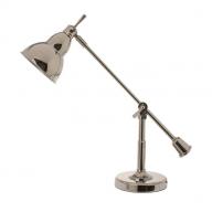 Stolní lampa Milton stříbrná 69 cm