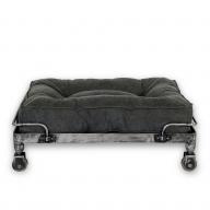 Luxusní postel pro psy Wheely vel S šedá